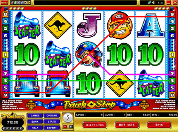 5 line slots game